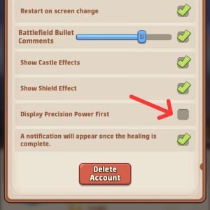 You can switch the option on clicking or not on the checkbox