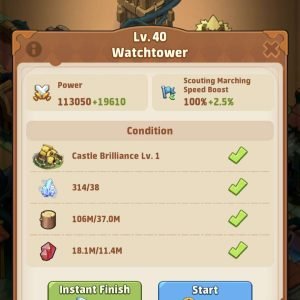 1 - Start a construction of any building