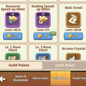 2- Buy relic scrolls in Guild store
