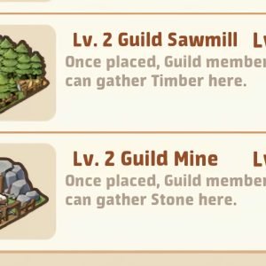 2- You can also gather in the guild tiles (ask to your R4 or R5 if necesary)