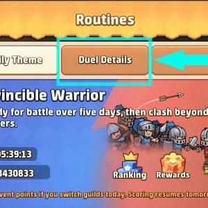 5- Look at the race or duel details to know your Hostile guild's name