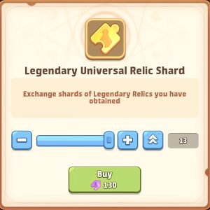 7- Trade rare for Epic, and Epic for legendary