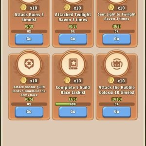 Season tasks rewards