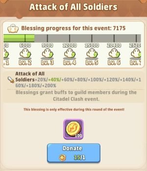 3 - Use the blessing tokens for donations